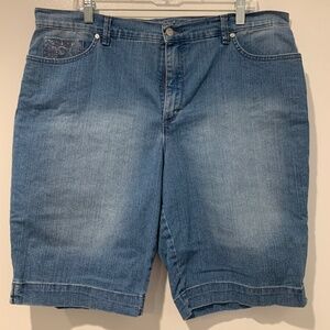 Long Jean Shorts